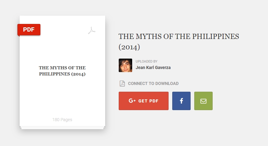 Karl Gaverza Philippine Mythology Thesis